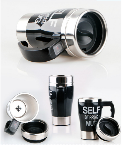 Self Stirring Mug Automatic Stainless Steel Drink Bottle Coffee Cup