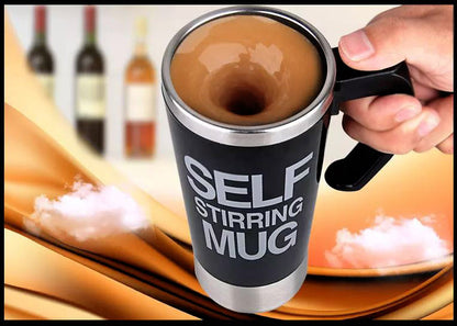 Self Stirring Mug Automatic Stainless Steel Drink Bottle Coffee Cup