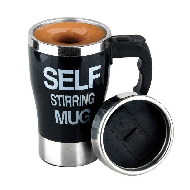 Self Stirring Mug Automatic Stainless Steel Drink Bottle Coffee Cup