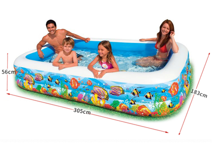 Intex Swim Center Tropical Reef inflatable Family Swimming Pool