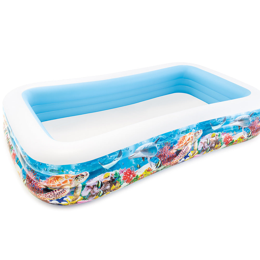 Intex Swim Center Tropical Reef inflatable Family Swimming Pool