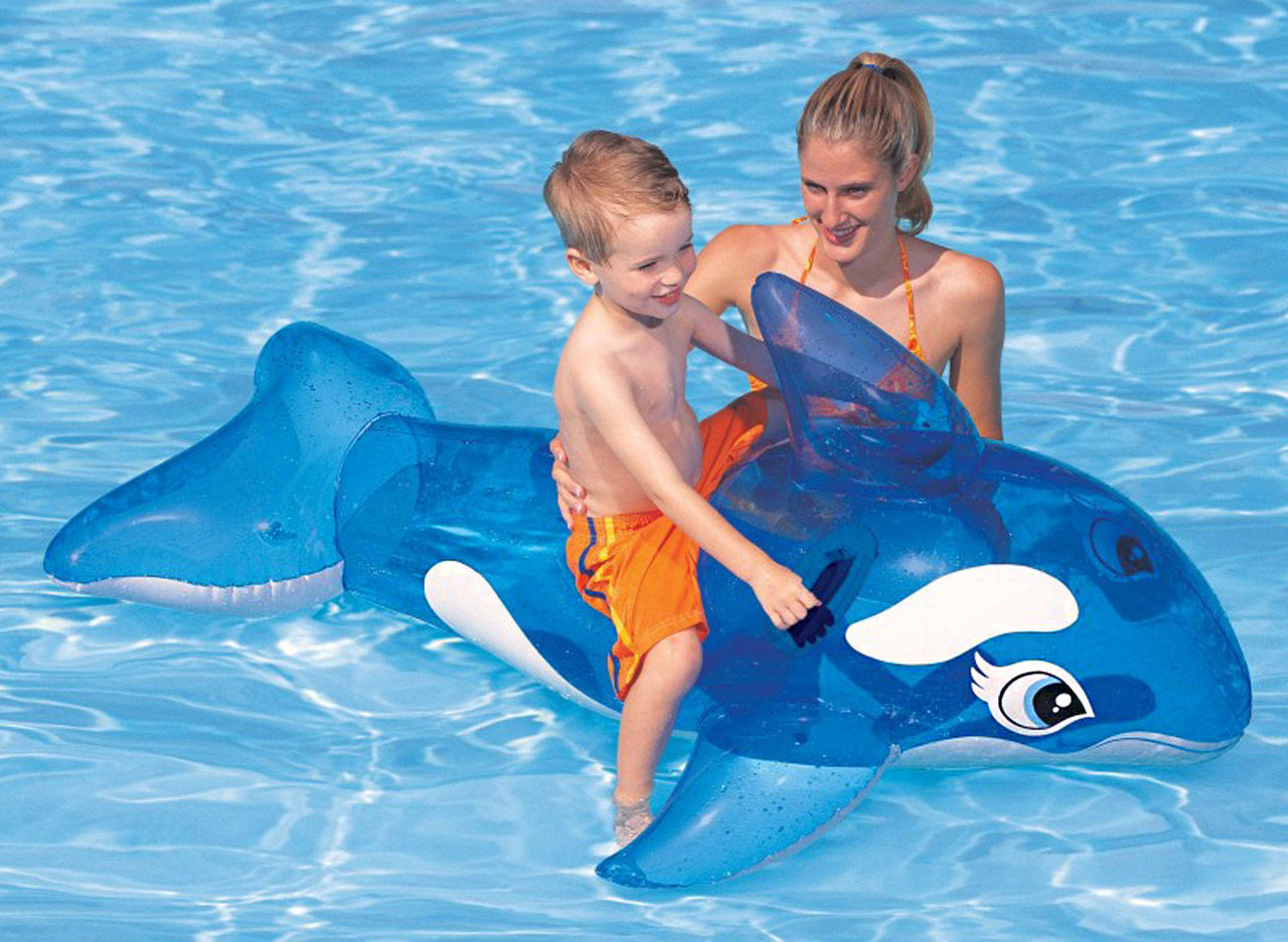 Intex Inflatable Whale Ride On Swimming Pool Toy