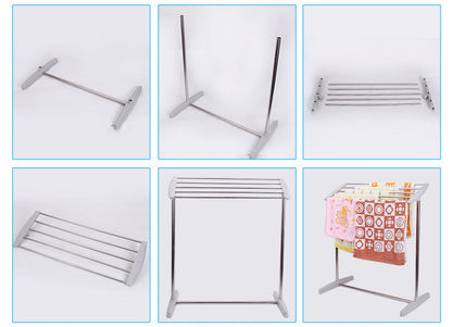 Stainless Steel Clothes Airer Organiser Hanger Rack Garment Dryer