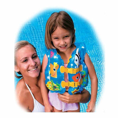 Intex Fun Fish Child Swim Vest Inflatable Kids Life Jacket