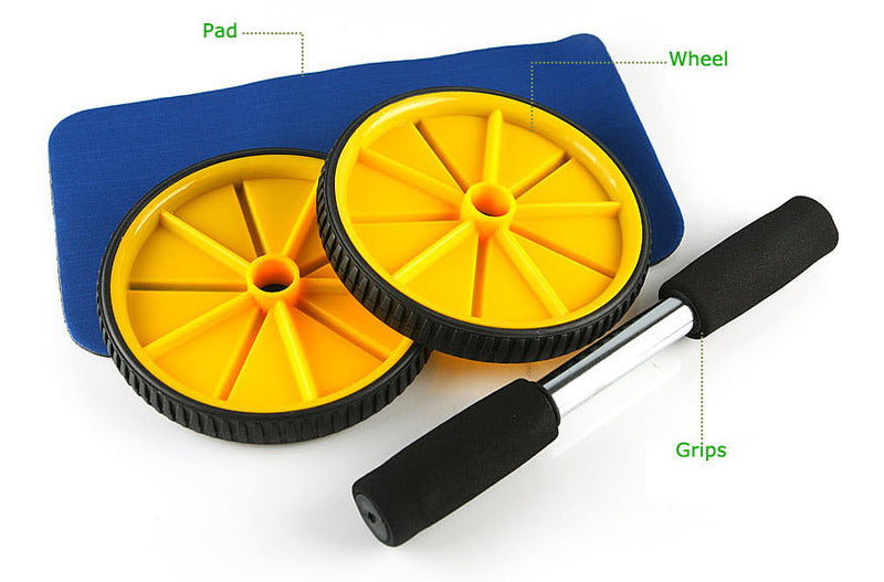 Abdominal Wheel Ab Roller Total Body Exerciser with Knee Pad