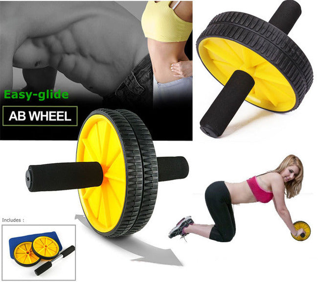 Abdominal Wheel Ab Roller Total Body Exerciser with Knee Pad