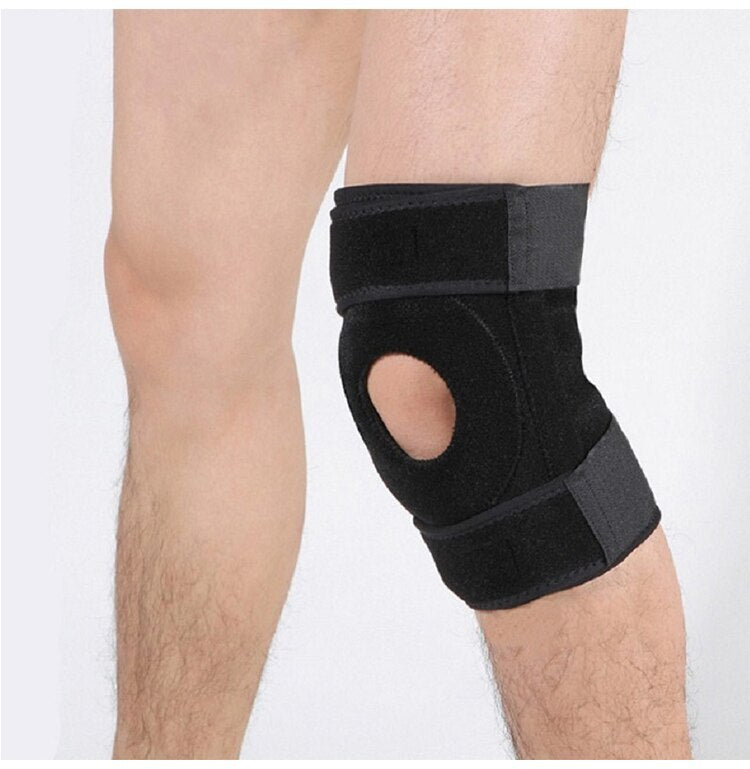 Steel Spring Neoprene Knee Support Brace Stabilizer