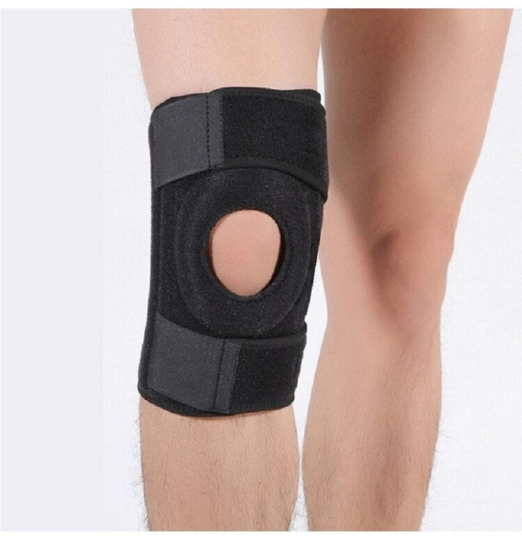 Steel Spring Neoprene Knee Support Brace Stabilizer