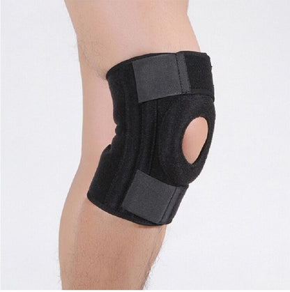 Steel Spring Neoprene Knee Support Brace Stabilizer