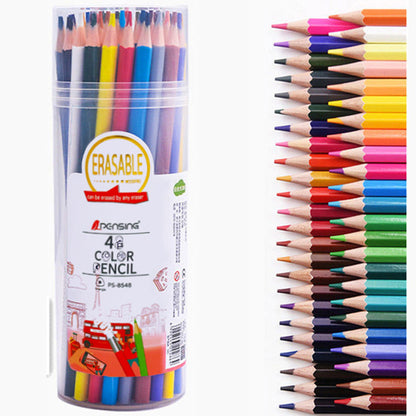 48 PC Vibrant Colour Erasable Coloured Pencils