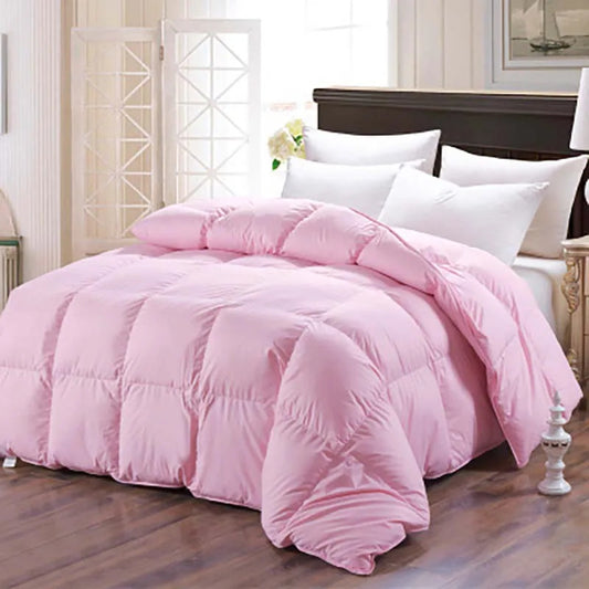 Royal Comforter Microfiber Quilt Doona Blanket (Pink, 150cm x 200cm)