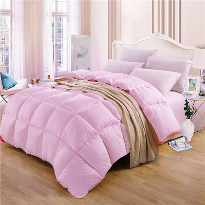 Royal Comforter Microfiber Quilt Doona Blanket (Pink, 150cm x 200cm)