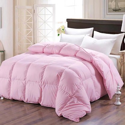 Royal Comforter Microfiber Quilt Doona Blanket (Pink, 180cm x 220cm)