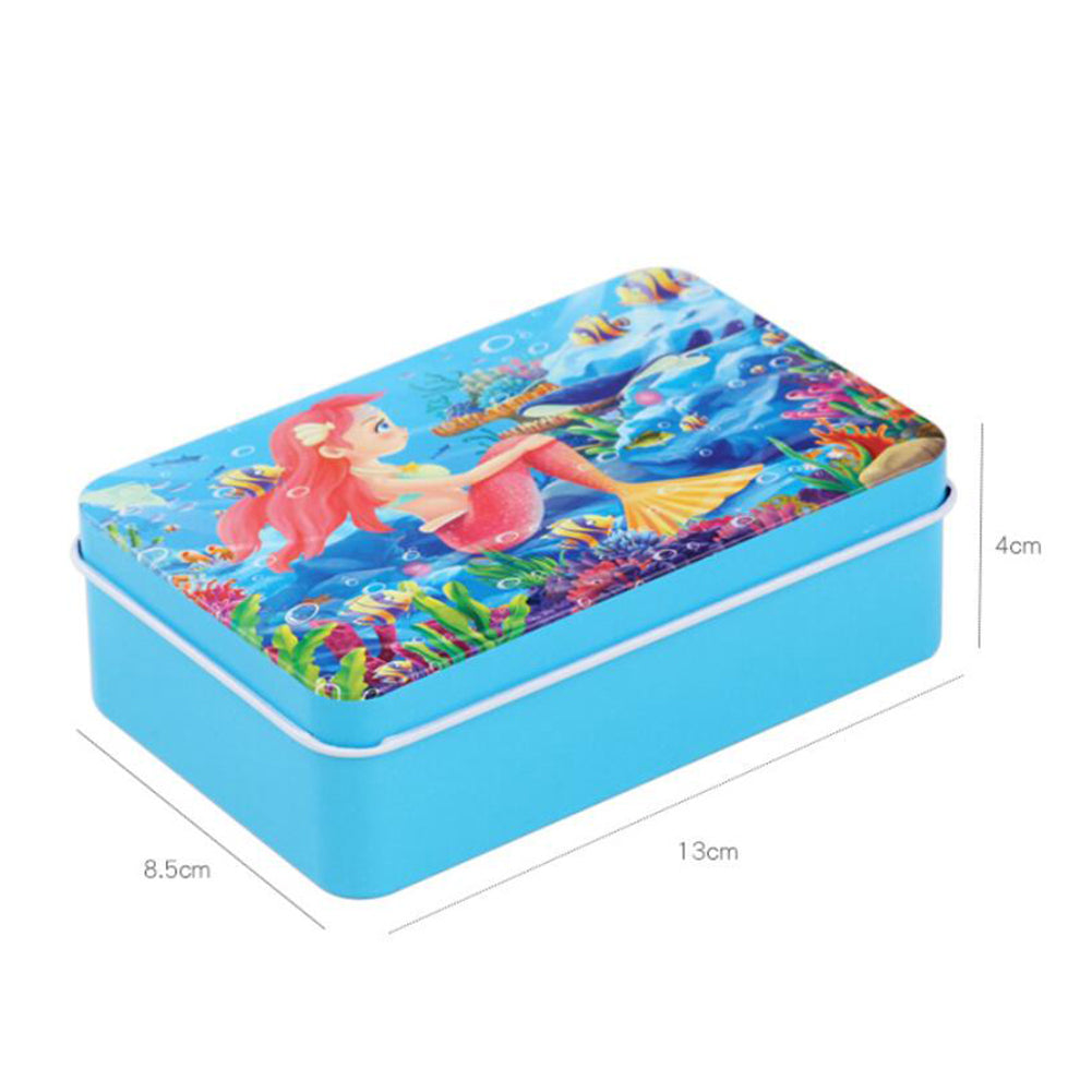 60PCS Wooden Jigsaw Puzzle Kids Educational Toy (Mermaid)