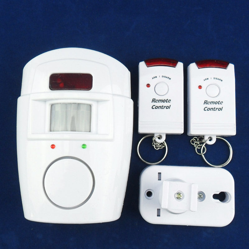 PIR House Alarm Infrared Sensor & Remote Control Set