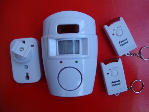 PIR House Alarm Infrared Sensor & Remote Control Set