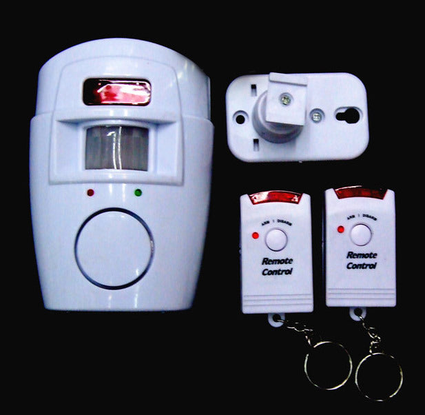 PIR House Alarm Infrared Sensor & Remote Control Set