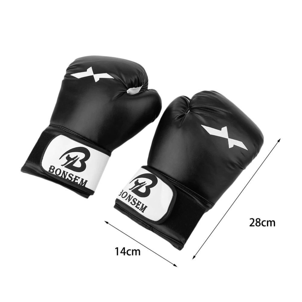 Fitness Training Boxing Gloves (Black)