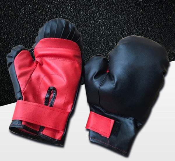 Fitness Training Boxing Gloves (Black & Red)