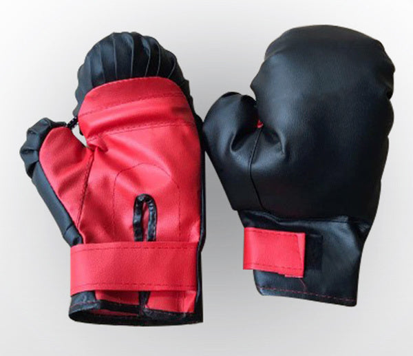 Fitness Training Boxing Gloves (Black & Red)