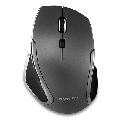 Verbatim Wireless 6-Button Deluxe Blue LED Mouse - Graphite