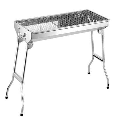 Stainless Steel BBQ Charcoal Grill Roaster Barbecue