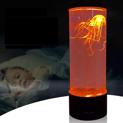 Jellyfish Tank Sea Water Lamp Jelly Fish Colour-Changing Night Light