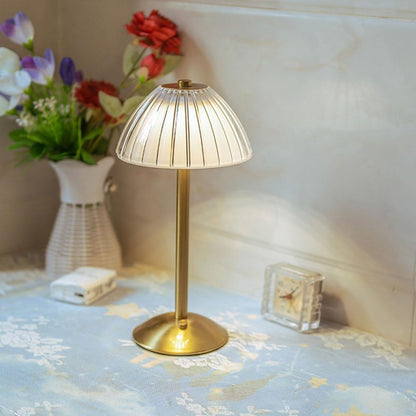Luxe Crystal Touch Sensor Table Lamp Rechargeable LED Cordless Dimmable Light