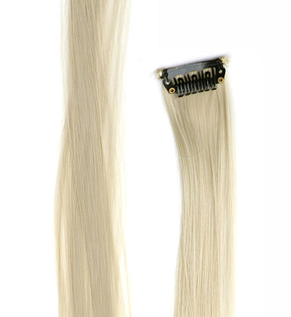 Instant Clip In Hair Extension Highlight (Blonde)