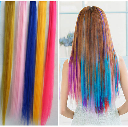 Instant Clip In Hair Extension Highlight (Mermaid Blue)