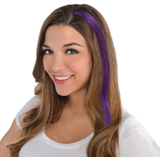 Instant Clip In Hair Extension Highlight (Royal Purple)