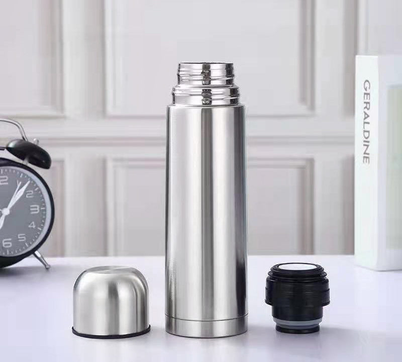 1L Large Stainless Steel Thermal Flask Insulated Water Bottle (1000ml)