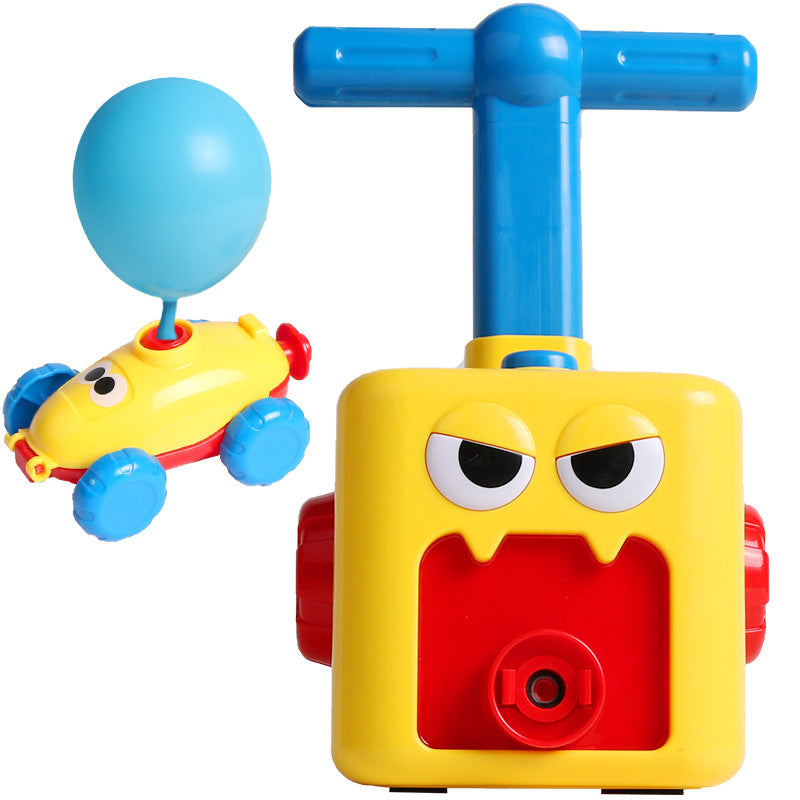 Balloon Powered Car Launcher Toy Set with 12 Balloons