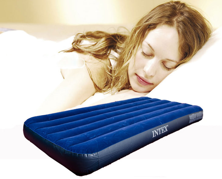 Intex Classic Downy Inflatable Single Mattress Air Bed