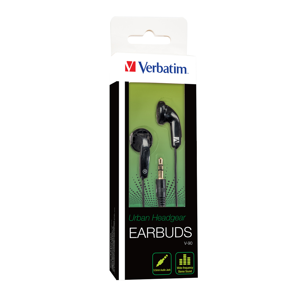 Verbatim Earbud Stereo Headphones