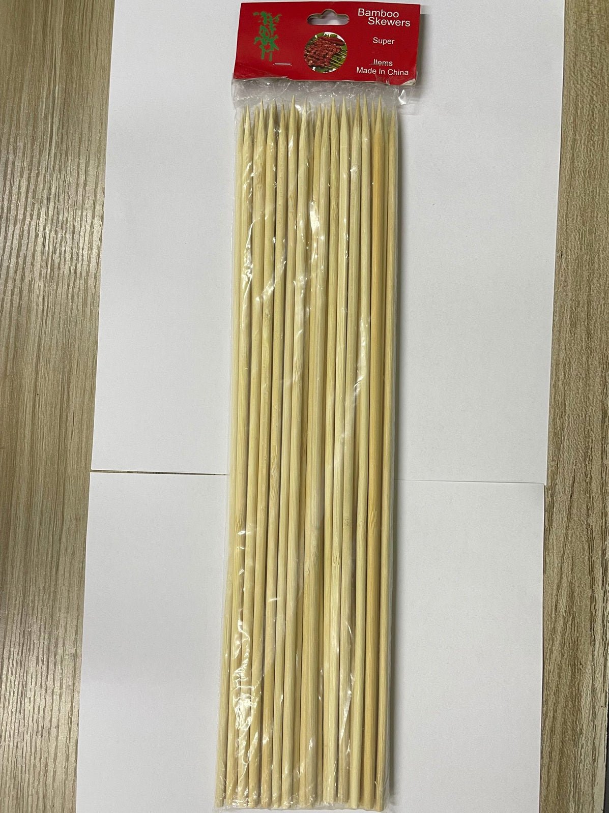 50mm Bamboo Skewers Pack