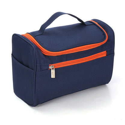 Travel Essential Hanging Toiletry Bag Storage Organiser (Navy)