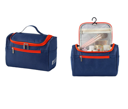 Travel Essential Hanging Toiletry Bag Storage Organiser (Navy)