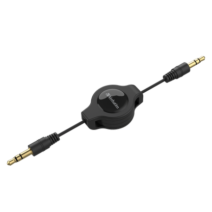 Verbatim 3.5mm Aux Audio Cable Retractable