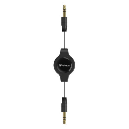 Verbatim 3.5mm Aux Audio Cable Retractable