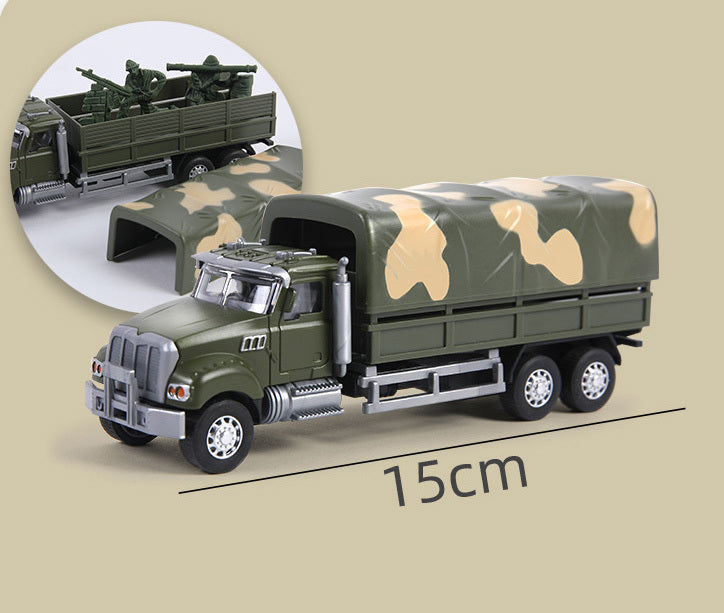 6 PCS Military Toy Set Army Vehicles Cars Helicopter Submarine Set Metal Toys