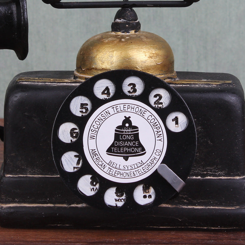 Vintage Telephone Retro Decor Antique Model Classic Ornament Decoration