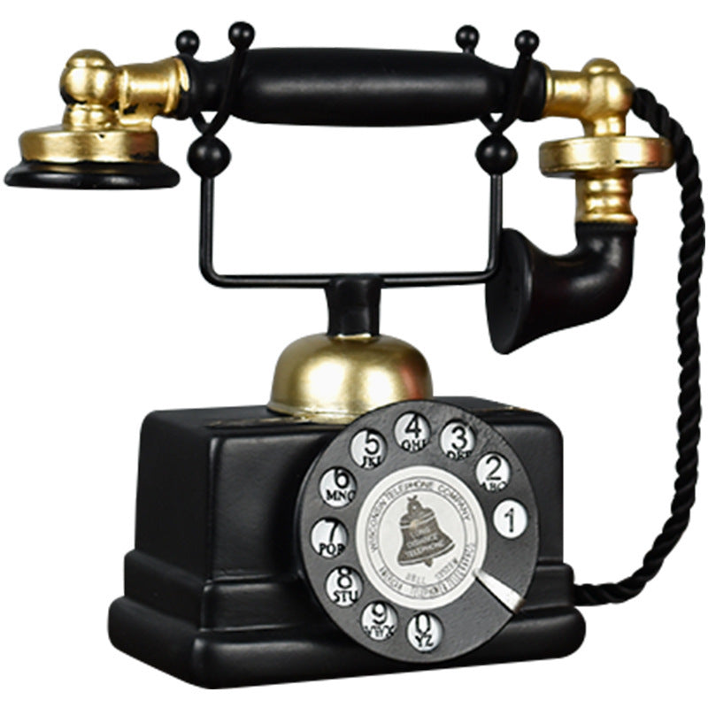 Vintage Telephone Retro Decor Antique Model Classic Ornament Decoration