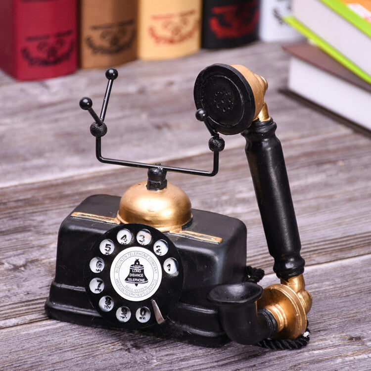 Vintage Telephone Retro Decor Antique Model Classic Ornament Decoration