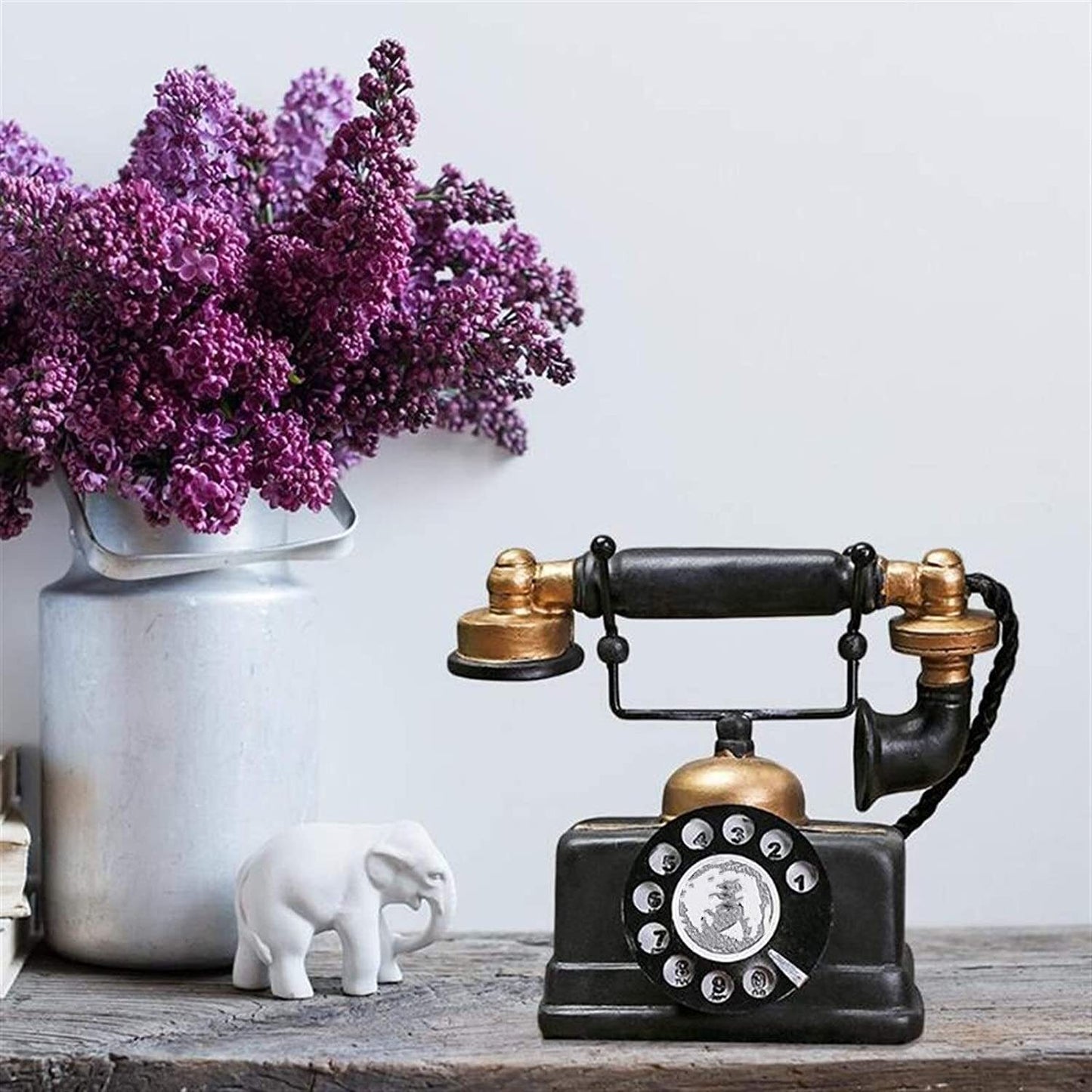 Vintage Telephone Retro Decor Antique Model Classic Ornament Decoration