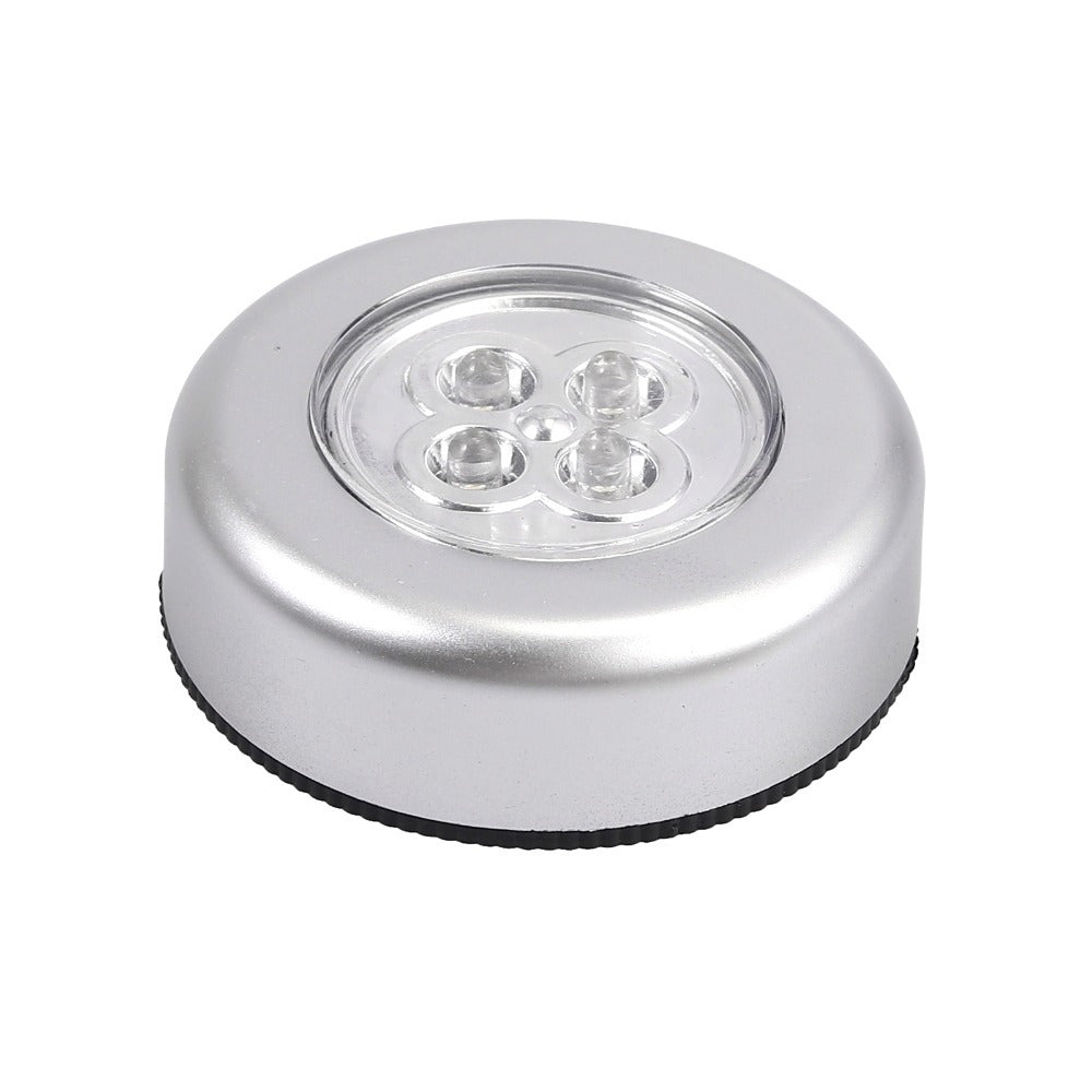 Touch Control Night Light 4 LED Round Lamp