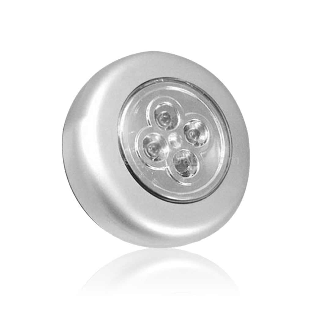 Touch Control Night Light 4 LED Round Lamp