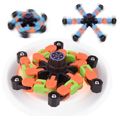 4-Piece Fidget Pack Magic Gyro Spinner Rubik's Cube Puzzle Pop It Educational Toy Set