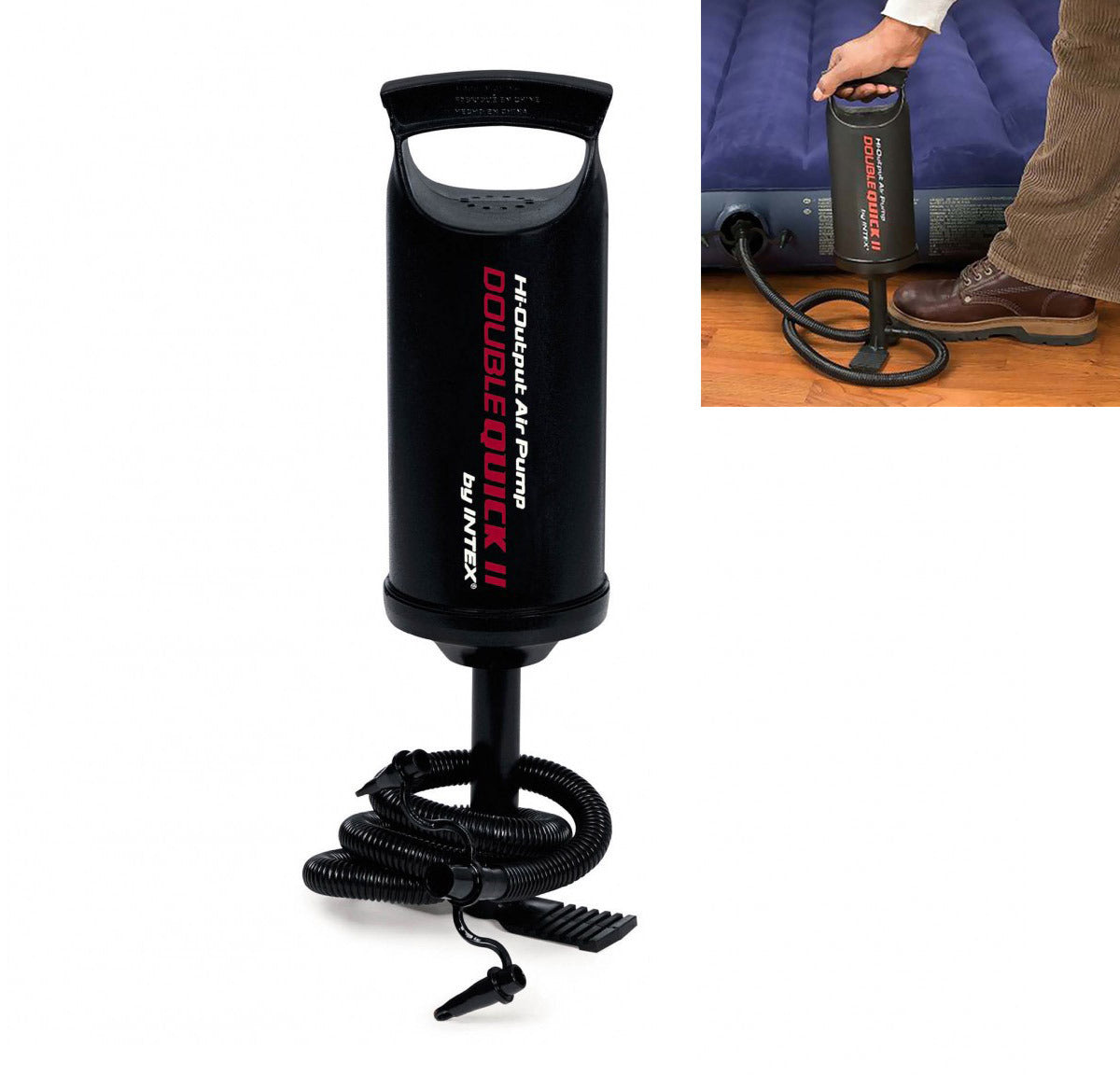 Intex High Output Double Quick II Hand Air Pump 36cm