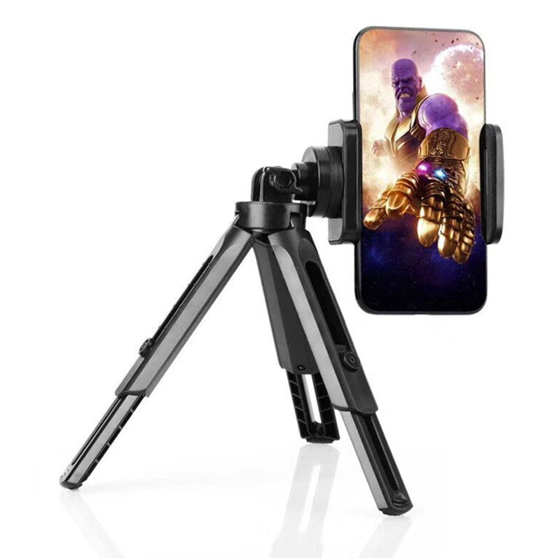 Adjustable Mini Desktop Tripod with Phone Mount